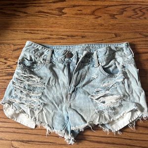 High rise festival shorts, size 4